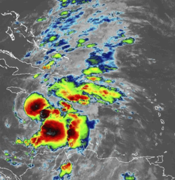 Tormenta tropical Melissa avanza lentamente en el Caribe mientras genera lluvias en RD