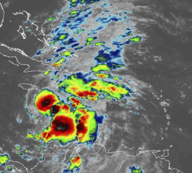 Tormenta tropical Melissa avanza lentamente en el Caribe mientras genera lluvias en RD
