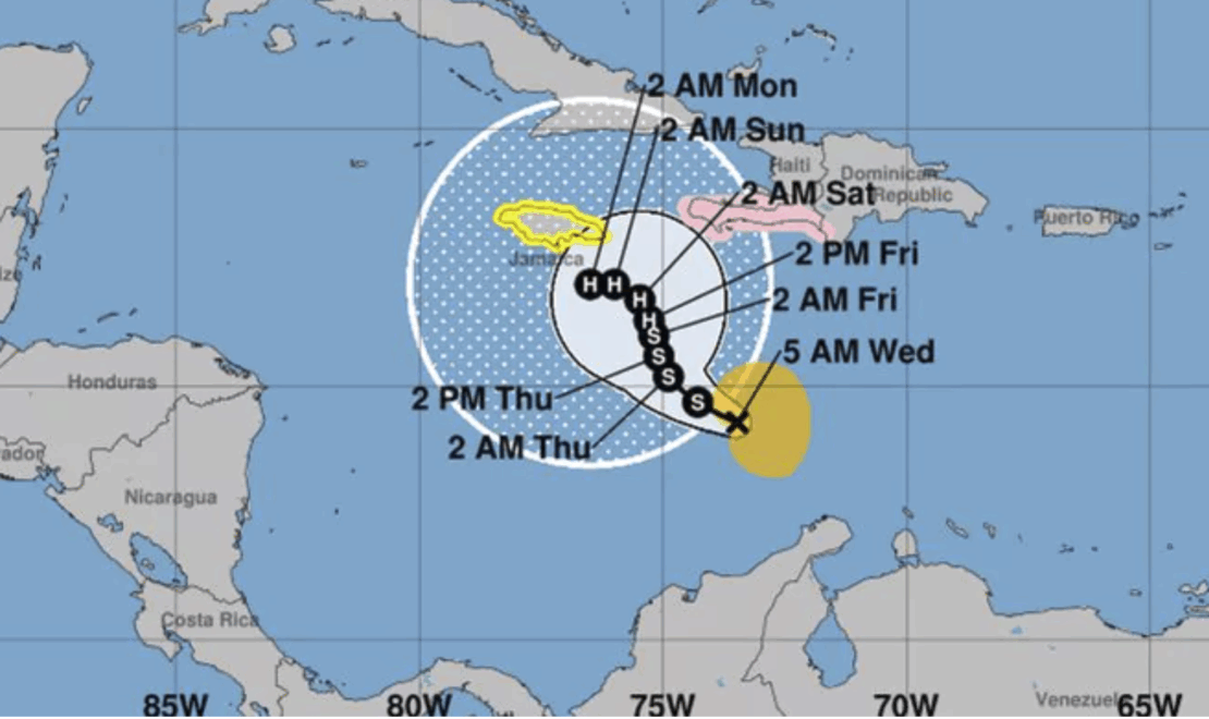 Gobierno suspende trabajo y docencia para este viernes por efectos de tormenta Melissa