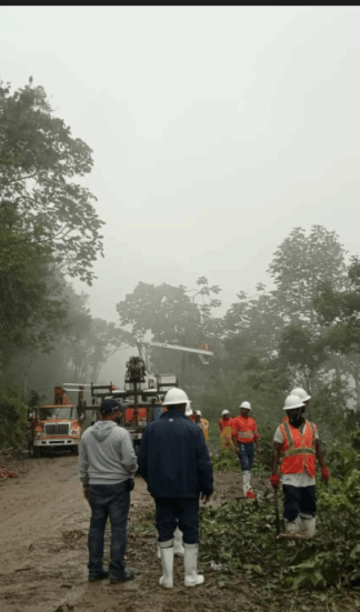 Edesur logró restablecer servicio en tiempo récord a casi 700,000 clientes en zonas afectadas por Melissa